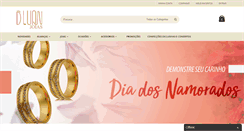 Desktop Screenshot of dluanjoias.com.br