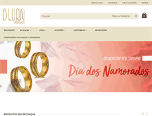 Tablet Screenshot of dluanjoias.com.br